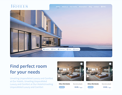 Project thumbnail - Hotel reservation website