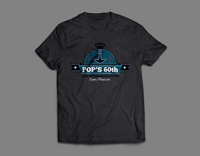T-shirt "Pop's 60th"