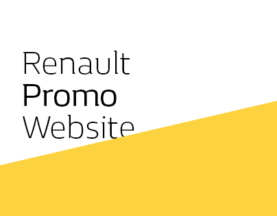 Renault Promo Website
