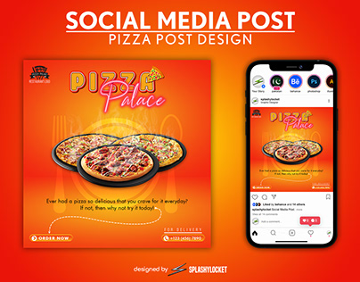 Social Media Post | Pizza Post Design