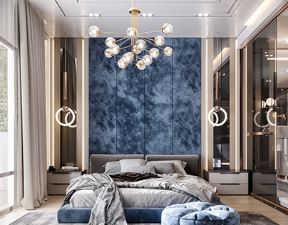 Modern Master Bedroom design in ksa