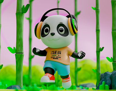 3D CHIBI Panda