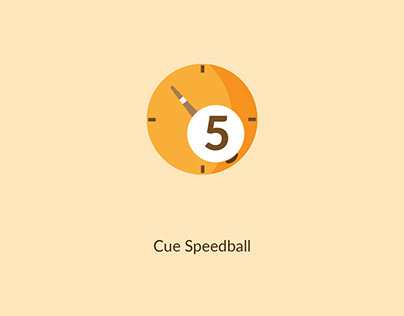 Cue Speedball Logo Design