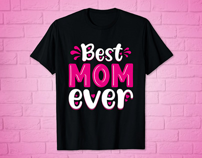 Project thumbnail - Mother's day Mom Typography T-shirt