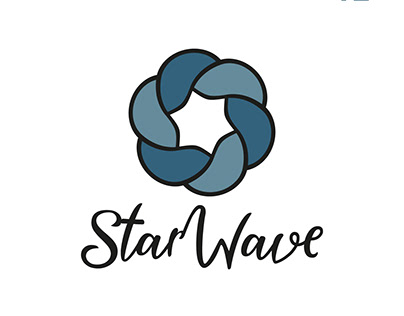 Flat Logo Design - Starwave