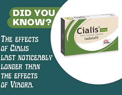 The effects of Cialis last noticeably longer than