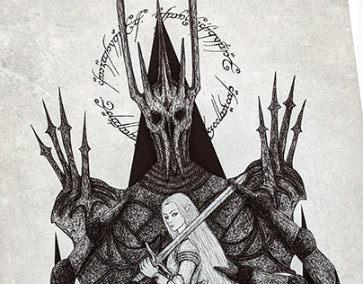 Sauron and Galadriel