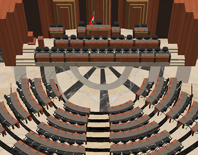 3D Modeling - مجلس النواب