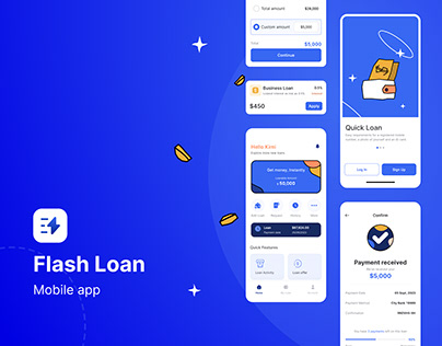 Flash Loan App - UI/UX design - Case study