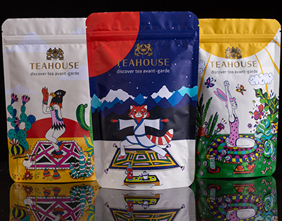 YOGA. Illustrations&Packaging design for tea brand