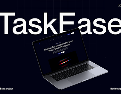 TaskEase- Hero Section Design