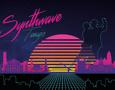 Illustration composition Synthwave