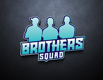 Brothers Squad Free Logo Mockup
