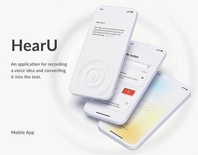 HearU Mobile App UX/UI Design