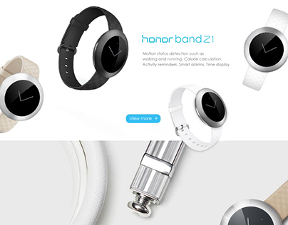 Huawei honor / Web Landing Page