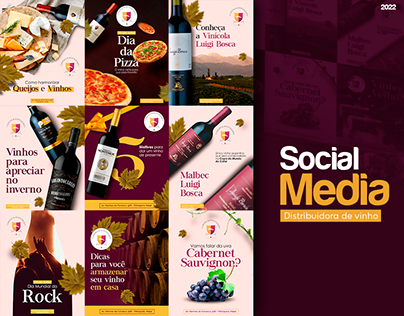 Social Media - Distribuidora de Vinho