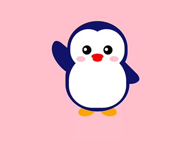 Waving Penguin (just CSS)