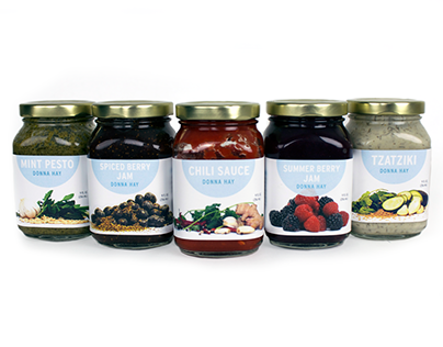 Donna Hay: Sauce and Jam Packaging