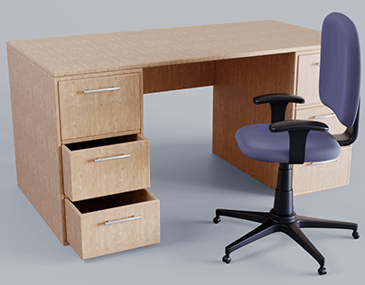 Office Table Chair Set