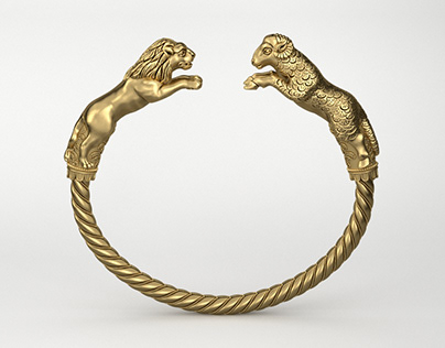 Bracelet in the style of ancient Greek jewelry
