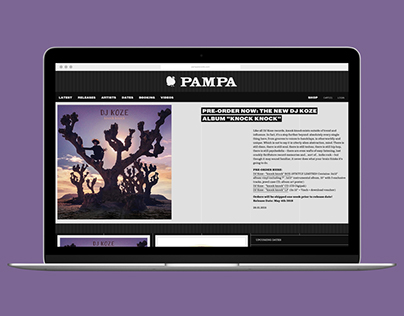 Pampa Records – Website
