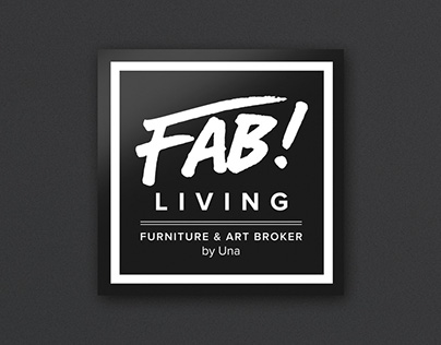 Fab Living by Una concept store identity
