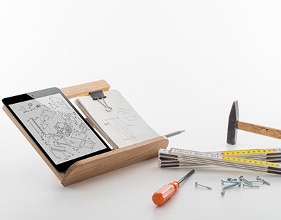 ANDY essential tablet holder - product design