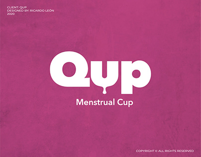 Qup Menstrual Cup - Logo Design