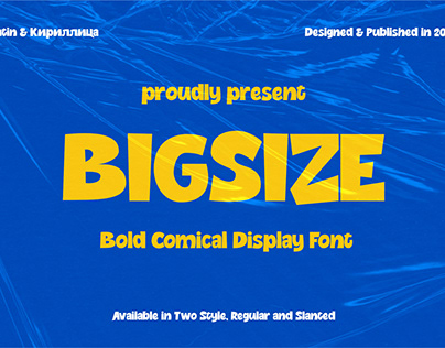 Bigsize | Bold Comical Display