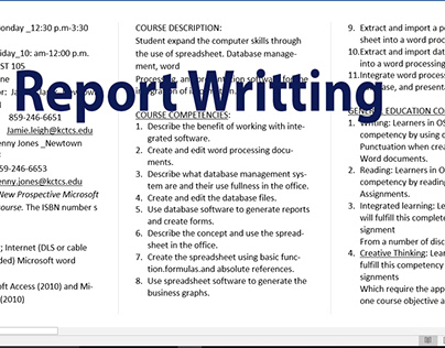 Business Report Writing | Research Report Writing |