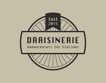 Corporate design for vintage bike factory Draisinerie