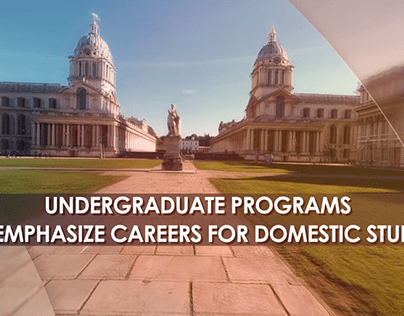 Undergraduate programs that emphasize careers