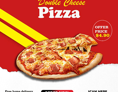 Pizza poster flier