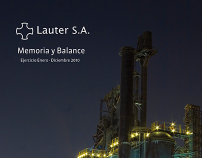 Memoria y Balance Lauter - 3er año Tipografía