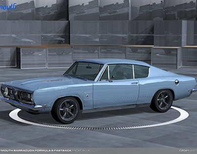 1968 Plymouth Barracuda, Frost Blue