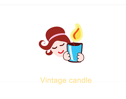 Vintage candle