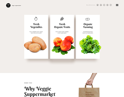 Veggie-SuperMarket Website