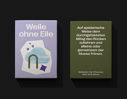 Packaging for game «Weile ohne Eile»
