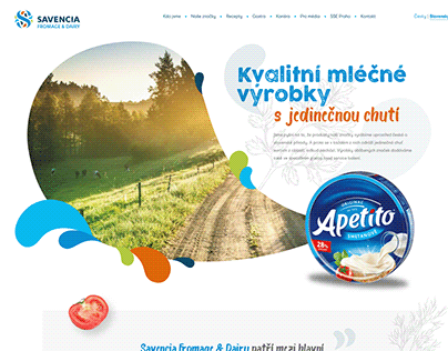 Savencia - website redesign