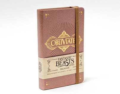 Fantastic Beasts Obliviate journal design