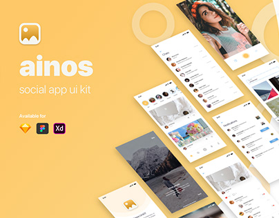 Ainos Social App UI/UX Kit