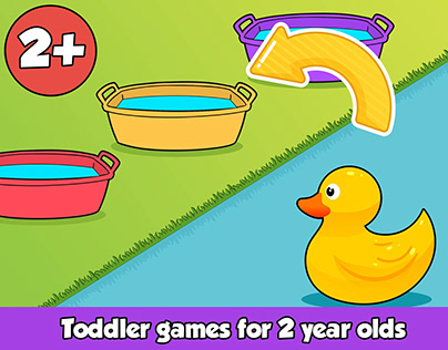 AppStore video for kids' games mobile app