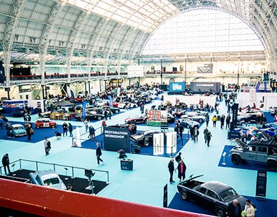 The London Classic Car Show 2023, Olympia, London