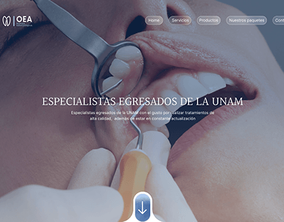 Diseño Web Pagina dentista