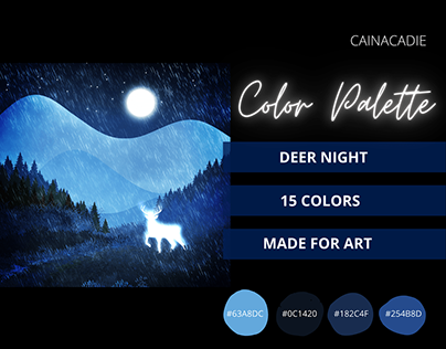 Deer Night Colors