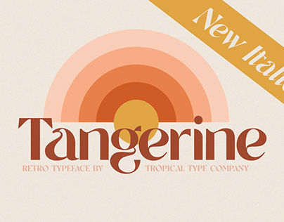 Tangerine - Retro Font