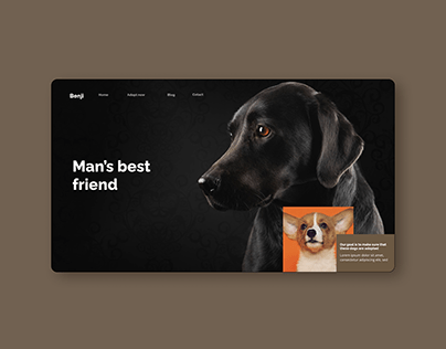 A dog webpage