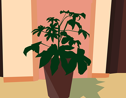 Illustration douce plante