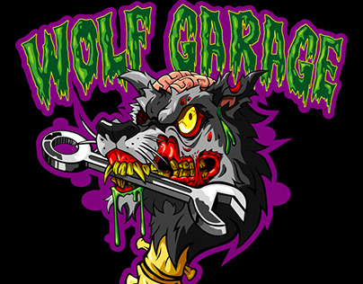 Ilustracion Wolf Garage