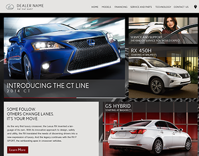 Official Lexus Dealer Website Theme